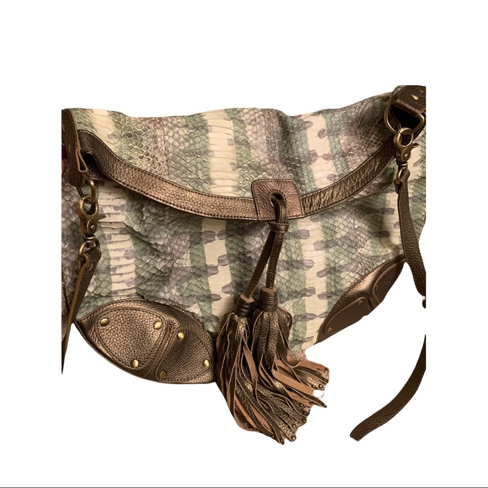 Rare Nina Raye snakeskin purse